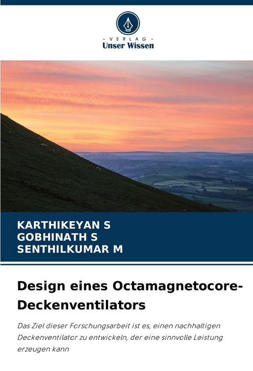 Produktbild: Design eines Octamagnetocore-Deckenventilators