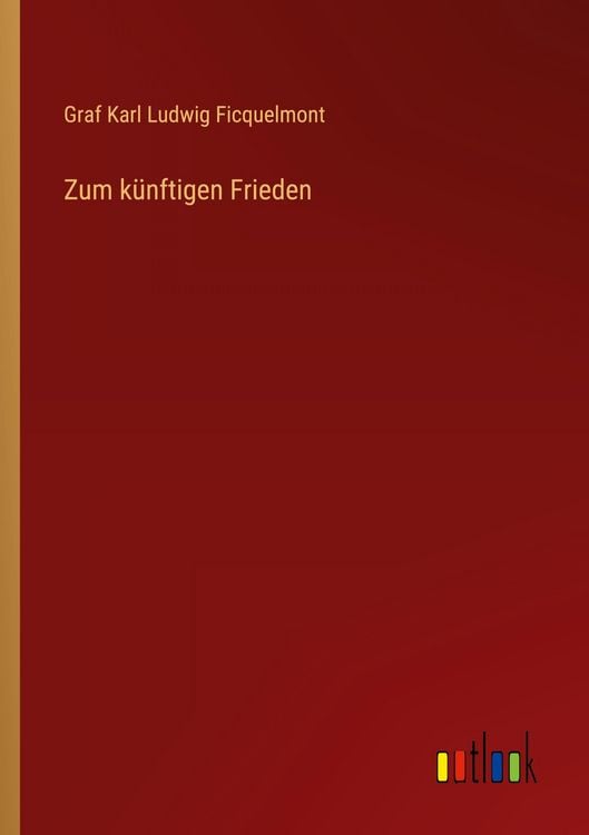 Produktbild: Zum k&uuml;nftigen Frieden
