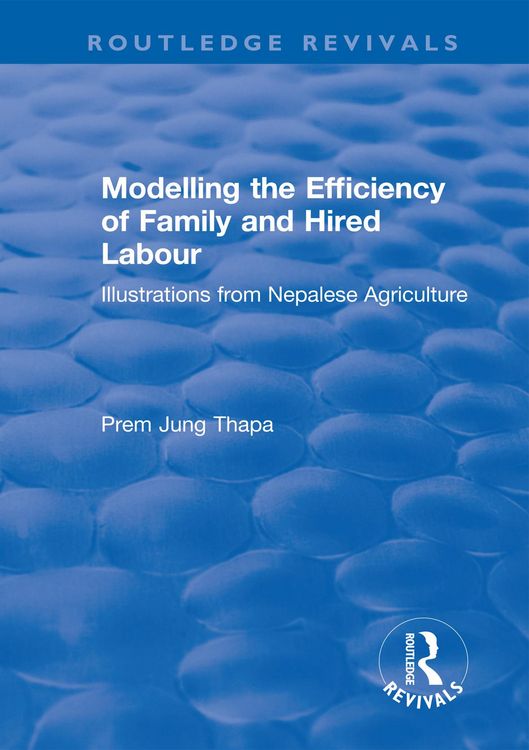 Produktbild: Modelling the Efficiency of Family and Hired Labour