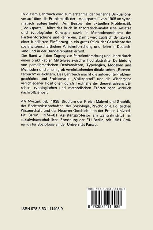 Produktbild: Die Volkspartei