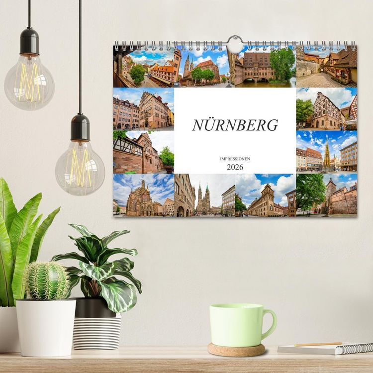 Produktbild: N&uuml;rnberg Impressionen (Wandkalender 2026 DIN A4 quer), CALVENDO Monatskalender