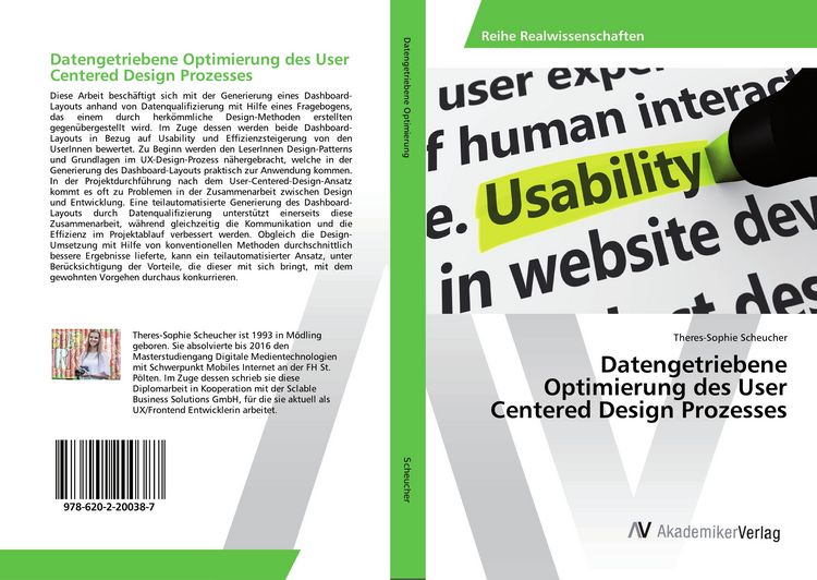 Produktbild: Datengetriebene Optimierung des User Centered Design Prozesses