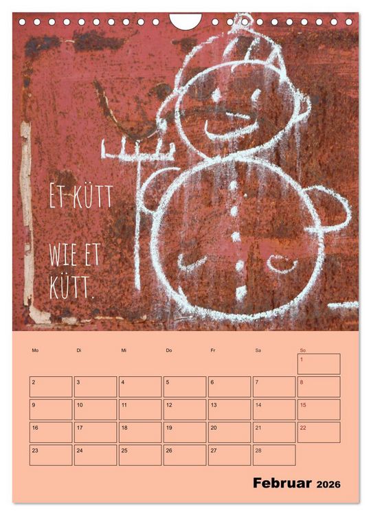 Produktbild: K&ouml;lsches Grundgesetz (Wandkalender 2026 DIN A4 hoch), CALVENDO Monatskalender