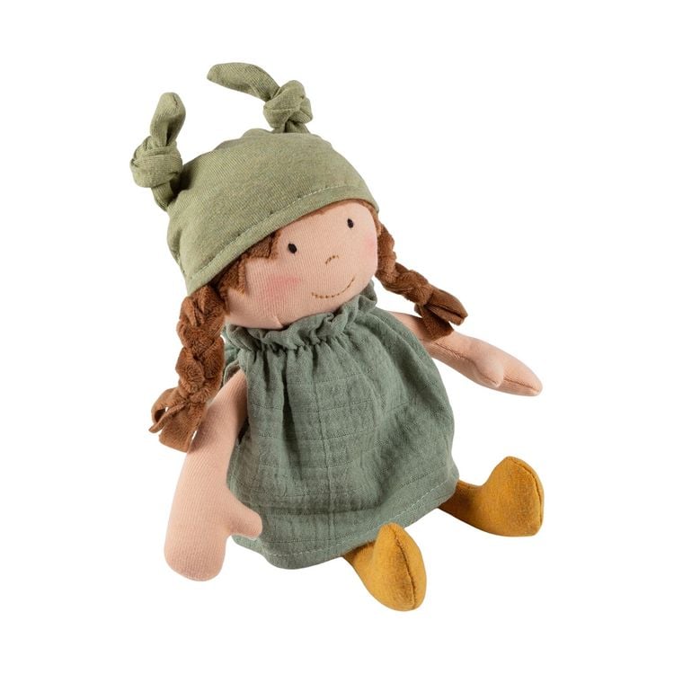 Produktbild: Sigikid 31057 - Stoffpuppe Brenda Bilipup, gr&uuml;n, 24 cm