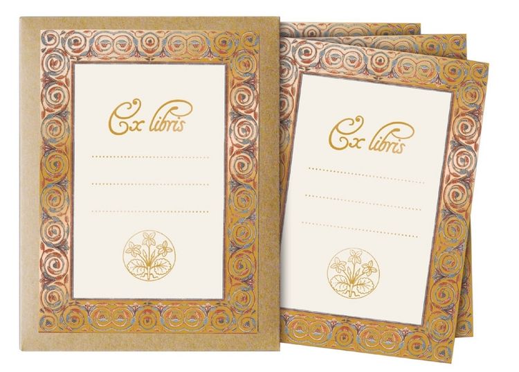 Produktbild: Exlibris Goldrand
