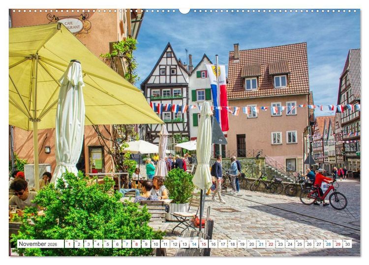 Produktbild: Bad Wimpfen - Kurstadt am Neckar (hochwertiger Premium Wandkalender 2026 DIN A2 quer), Kunstdruck in Hochglanz