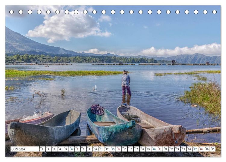 Produktbild: Bali, tropisches Inselparadies in Indonesien (Tischkalender 2026 DIN A5 quer), CALVENDO Monatskalender