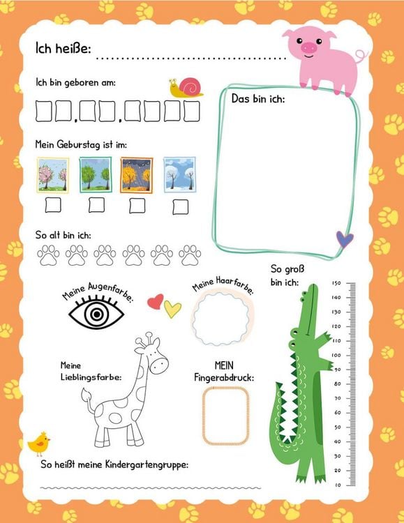 Produktbild: Kritzel-Kratzel-Buch Meine Kindergarten-Freunde