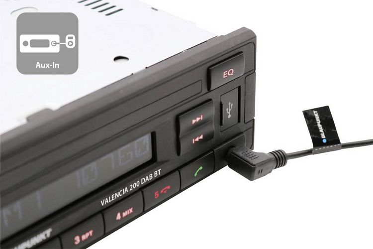 Produktbild: Blaupunkt Valencia 200 DAB BT Autoradio Bluetooth&reg;-Freisprecheinrichtung, DAB+ Tuner