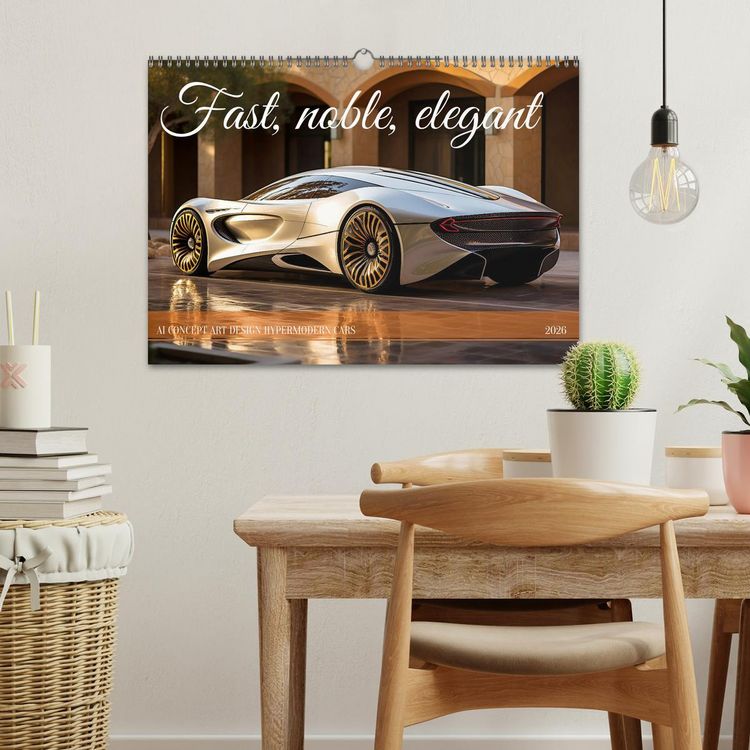 Produktbild: Fast, noble, elegant (Wall Calendar 2026 DIN A3 landscape), CALVENDO 12 Month Wall Calendar