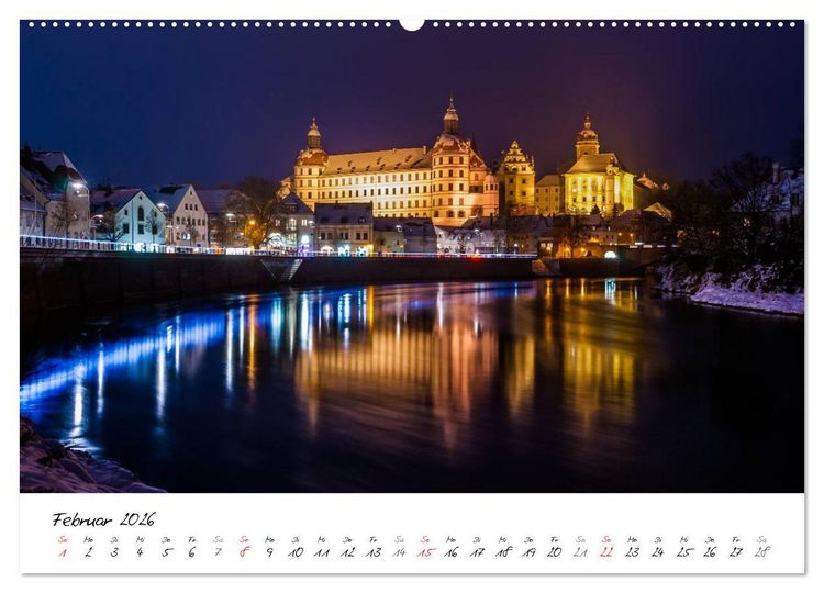 Produktbild: Romantisches Neuburg an der Donau (hochwertiger Premium Wandkalender 2026 DIN A2 quer), Kunstdruck in Hochglanz