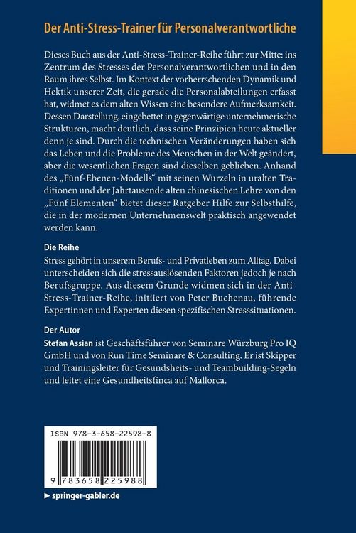 Produktbild: Der Anti-Stress-Trainer f&uuml;r Personalverantwortliche