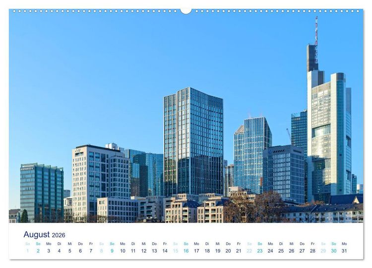 Produktbild: Fantastisches Frankfurt (hochwertiger Premium Wandkalender 2026 DIN A2 quer), Kunstdruck in Hochglanz