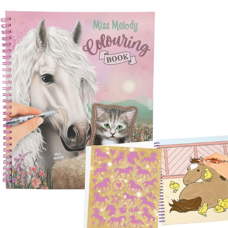 Produktbild: Miss Melody Malbuch mit Pailletten