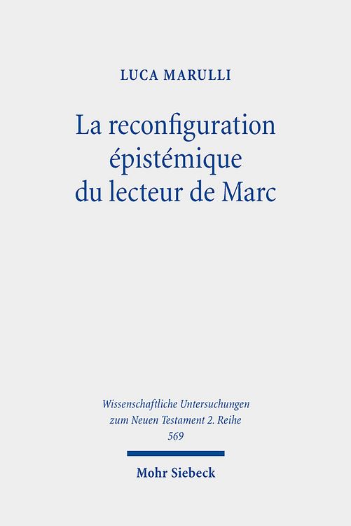 Produktbild: La reconfiguration &eacute;pist&eacute;mique du lecteur de Marc