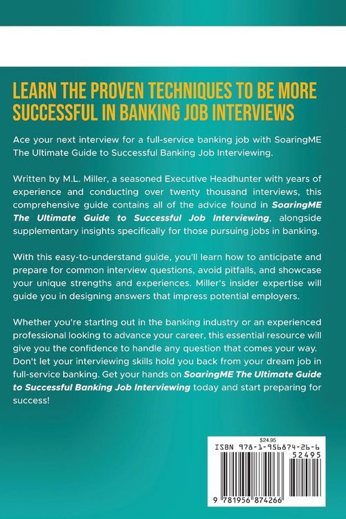 Produktbild: SoaringME The Ultimate Guide to Successful Banking Job Interviewing