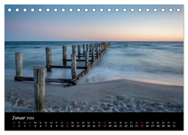 Produktbild: Ostseeregion Dar&szlig;-Zingst (Tischkalender 2026 DIN A5 quer), CALVENDO Monatskalender