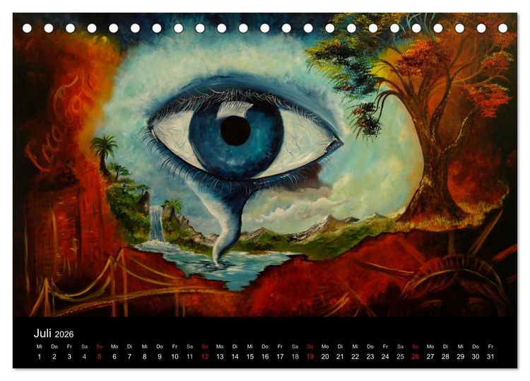 Produktbild: Dimensionen (Tischkalender 2026 DIN A5 quer), CALVENDO Monatskalender