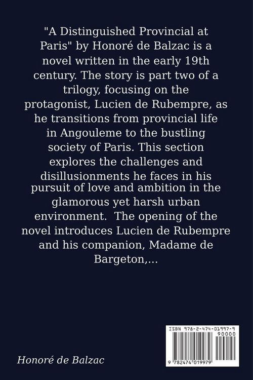 Produktbild: A Distinguished Provincial at Paris
