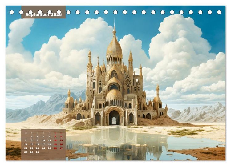 Produktbild: Exotische Pal&auml;ste (Tischkalender 2026 DIN A5 quer), CALVENDO Monatskalender