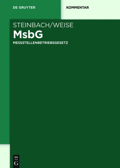 Produktbild: Messstellenbetriebsgesetz