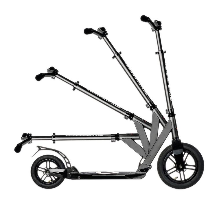 Produktbild: SIX DEGREES Alu Scooter All Terrain schw