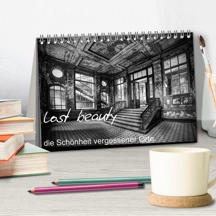 Produktbild: lost beauty (Tischkalender 2026 DIN A5 quer), CALVENDO Monatskalender