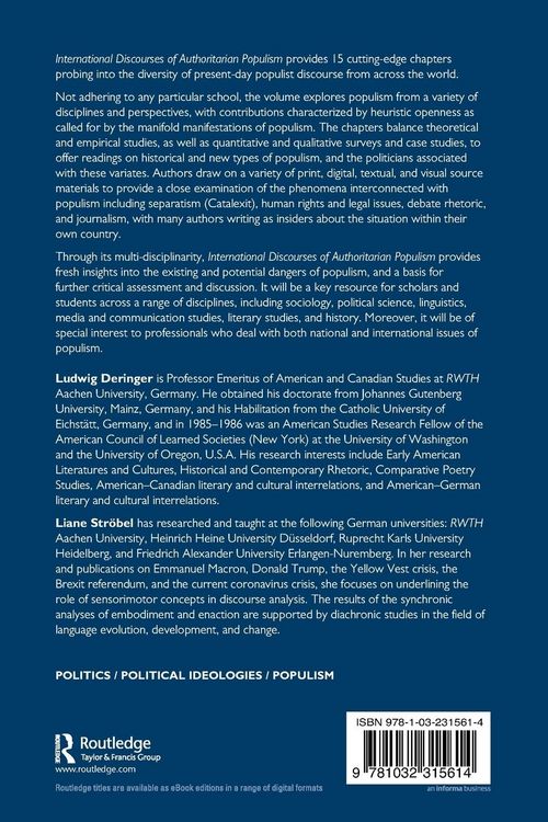 Produktbild: International Discourses of Authoritarian Populism