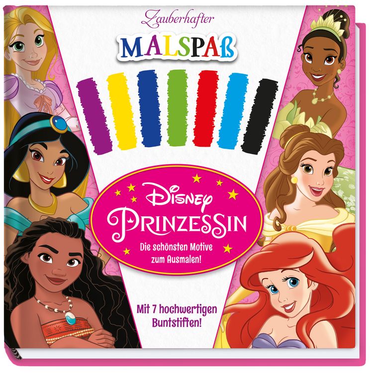 Produktbild: Disney Prinzessin: Zauberhafter Malspa&szlig; &ndash; Die sch&ouml;nsten Motive zum Ausmalen