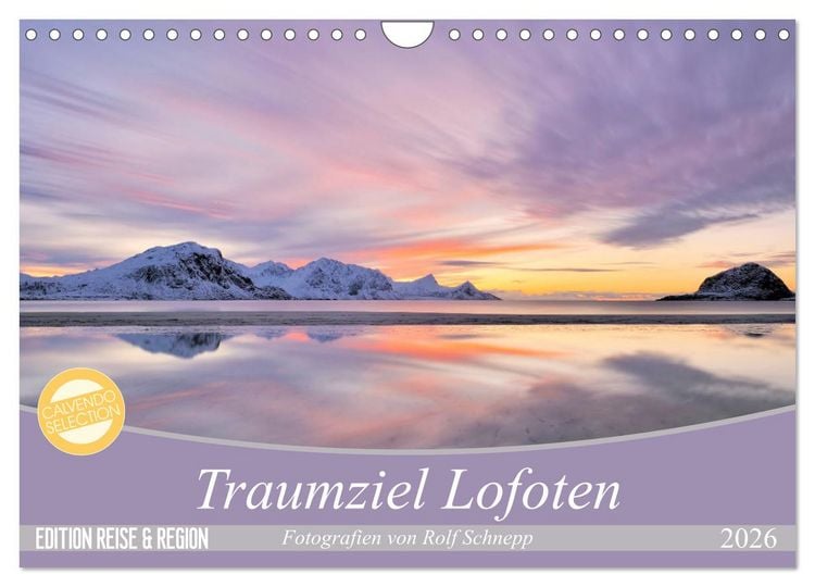 Produktbild: Traumziel Lofoten (Wandkalender 2026 DIN A4 quer), CALVENDO Monatskalender