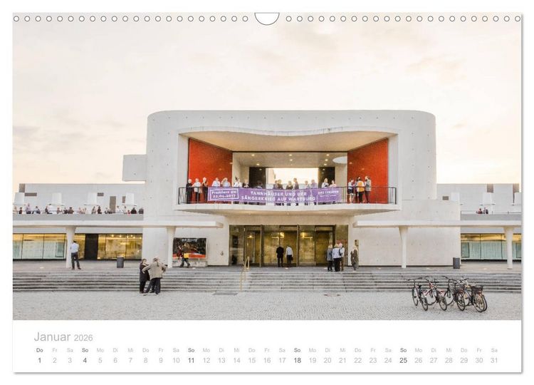 Produktbild: Darmstadt &ndash; G&auml;rten, Kunst, Architektur (Wandkalender 2026 DIN A3 quer), CALVENDO Monatskalender