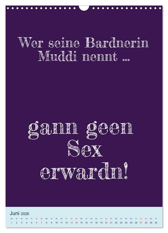 Produktbild: Ningeln&auml;sorum! Mundart und Dialekt Kalender Sachsen (Wandkalender 2026 DIN A3 hoch), CALVENDO Monatskalender