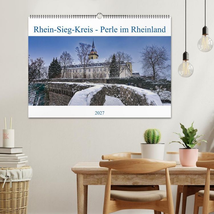 Produktbild: Rhein-Sieg-Kreis - Perle im Rheinland (Wandkalender 2027 DIN A2 quer), CALVENDO Monatskalender