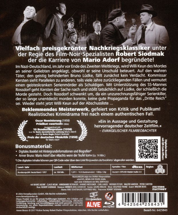 Produktbild: Nachts, wenn der Teufel kam (Neuauflage)