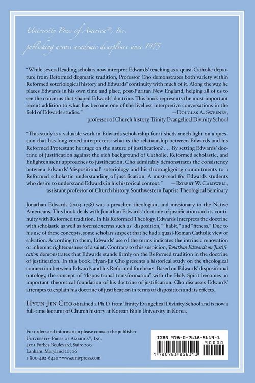 Produktbild: Jonathan Edwards on Justification