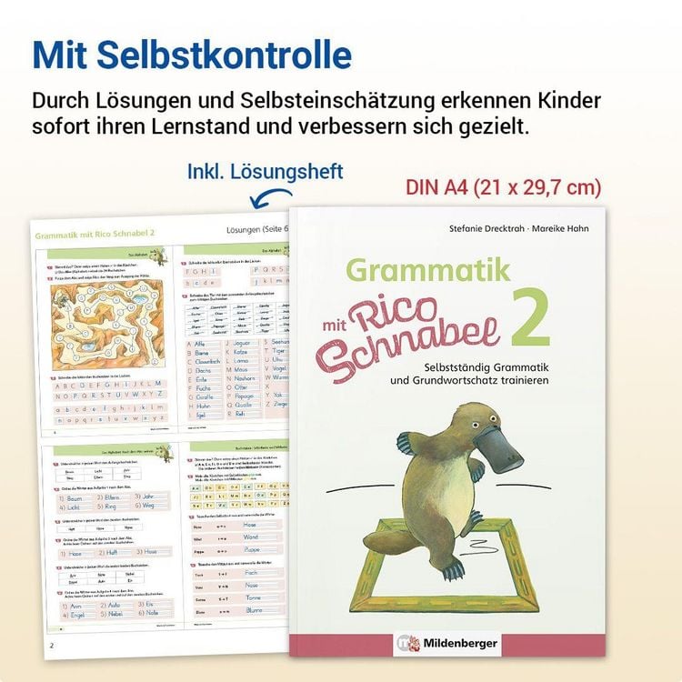 Produktbild: Grammatik mit Rico Schnabel, Klasse 2