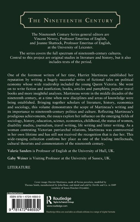Produktbild: Harriet Martineau and the Birth of Disciplines
