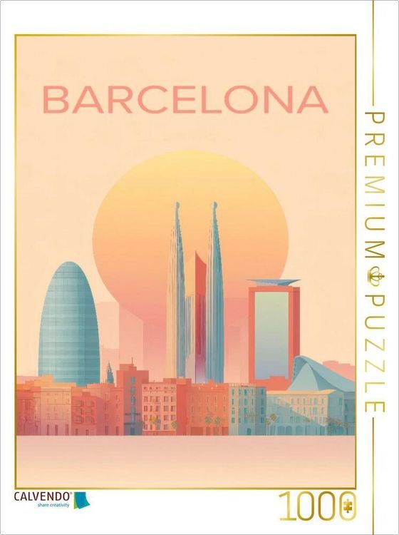 Produktbild: CALVENDO Puzzle Barcelona | 1000 Teile Lege-Gr&ouml;&szlig;e 64x48cm Foto-Puzzle f&uuml;r gl&uuml;ckliche Stunden