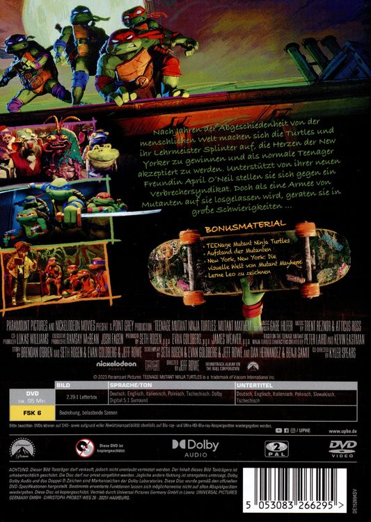 Produktbild: Teenage Mutant Ninja Turtles: Mutant Mayhem