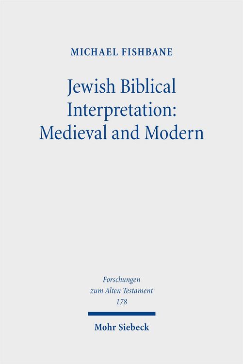 Produktbild: Jewish Biblical Interpretation: Medieval and Modern