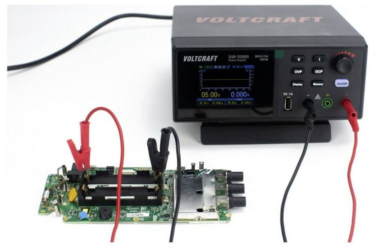 Produktbild: VOLTCRAFT DSP-30005 Labornetzger&auml;t, einstellbar 0 - 300 V 5 A (max.) 500 W USB Anzahl Ausg&auml;nge 1 x