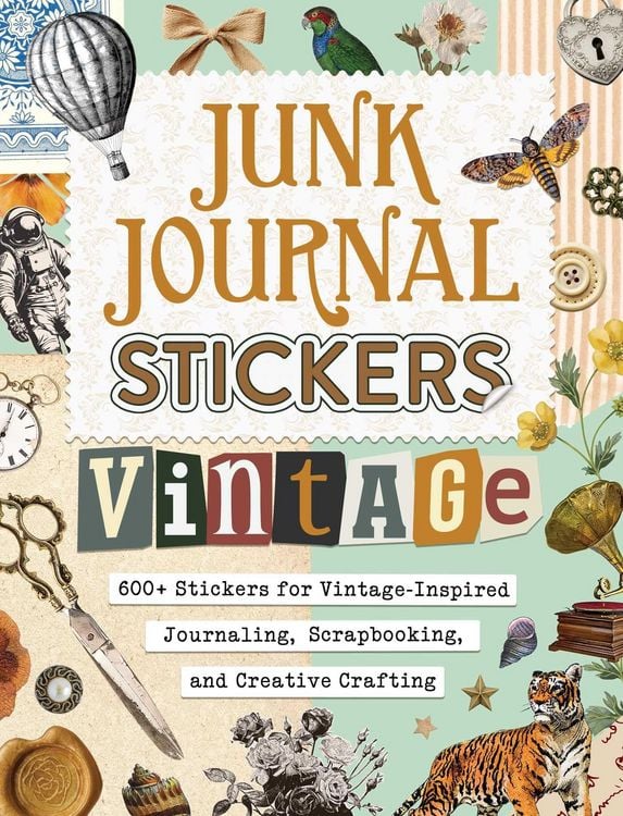 Produktbild: Junk Journal Stickers: Vintage