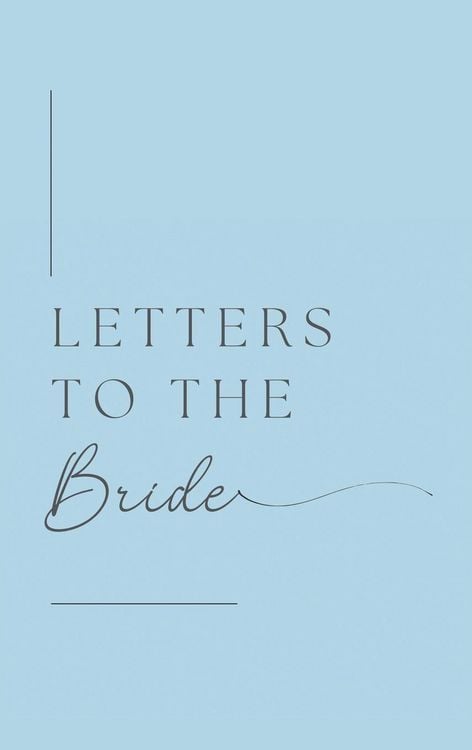 Produktbild: Letters to the Bride (Hardback)