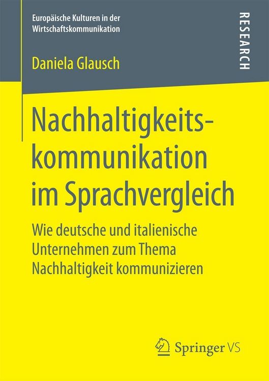 Produktbild: Nachhaltigkeitskommunikation im Sprachvergleich