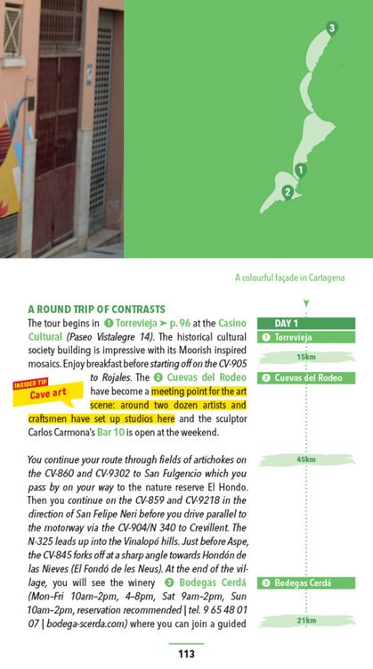 Produktbild: Costa Blanca Marco Polo Pocket Travel Guide - with pull out map