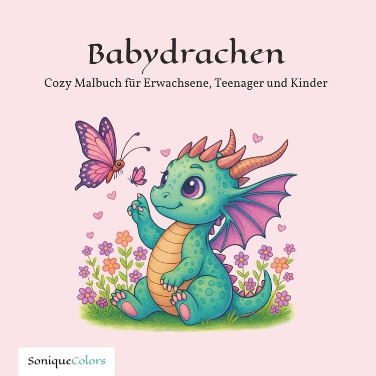 Produktbild: Babydrachen &ndash; Cozy Malbuch f&uuml;r Erwachsene, Teenager und Kinder