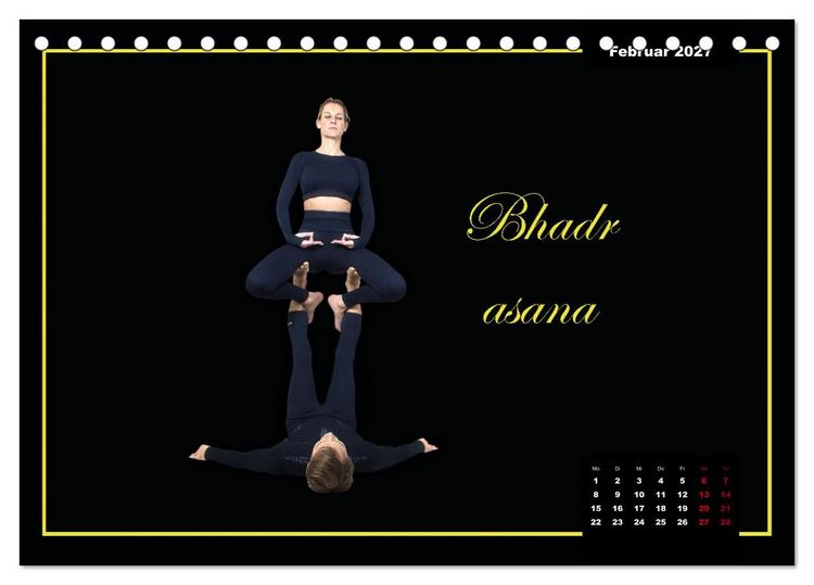 Produktbild: Yoga - Asana (Tischkalender 2027 DIN A5 quer), CALVENDO Monatskalender