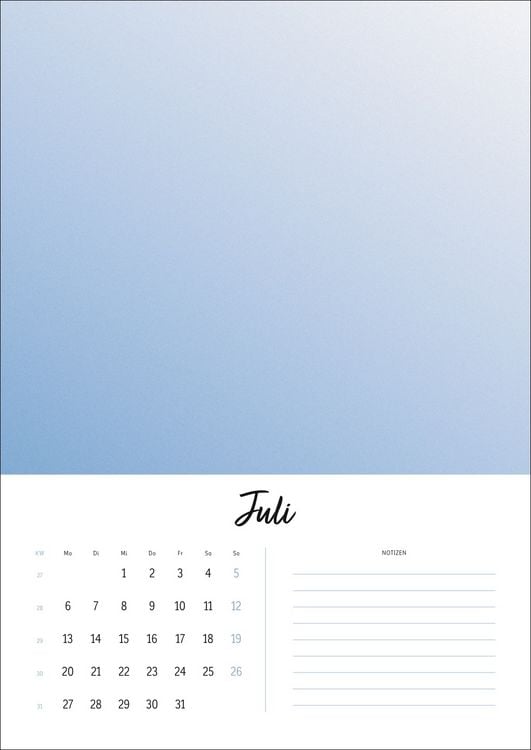 Produktbild: Kreativkalender Design A4 2026