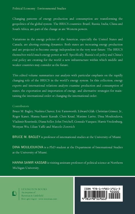 Produktbild: Impact of Emerging Economies on Global Energy and the Environment