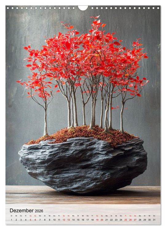 Produktbild: Die stille Kraft des Bonsai (Wandkalender 2026 DIN A3 hoch), CALVENDO Monatskalender